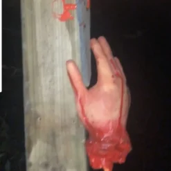 Afhugget Hånd med Blod Rekvisit