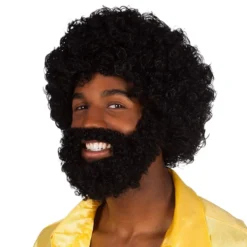 Afro Paryksæt Sort