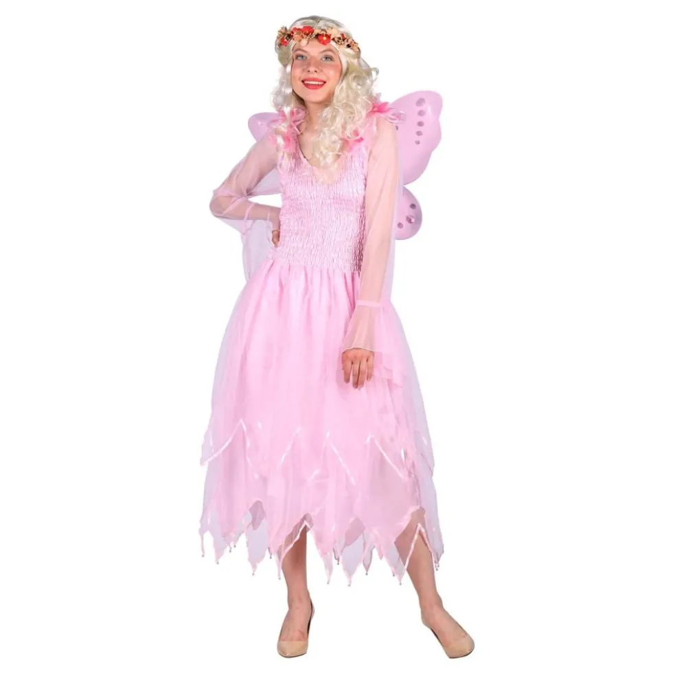 Alfe Kjole Lyserød Deluxe Kostume