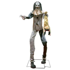 Animeret Zombie Klovn med Lyd & Lys Prop