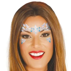 Ansigtssmykker Ice Blue