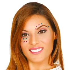 Ansigtssmykker Stars Multi