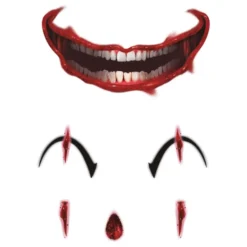 Ansigtstatoveringer Creepy Clown