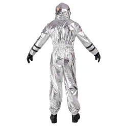 Astronaut Silver Metallic Herre Kostume