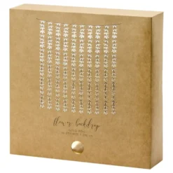 Backdrop Blomster Guld