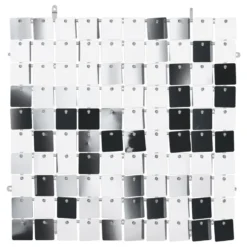 Backdrop Pailletpanel Sølv