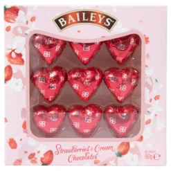 Baileys Truffle Heart Strawberries & Cream