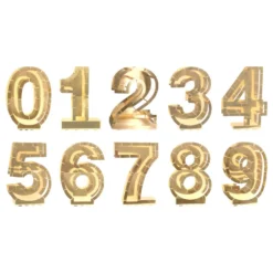 Ballonboks Tal Guld Metallic