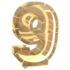 Ballonboks Tal Guld Metallic