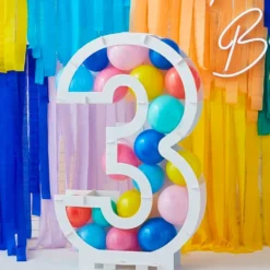 Ballonboks Tal Hvid