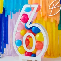 Ballonboks Tal Hvid