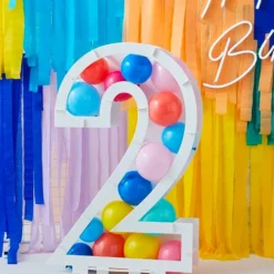 Ballonboks Tal Hvid