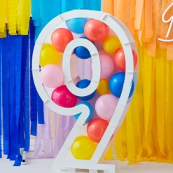 Ballonboks Tal Hvid