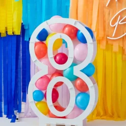 Ballonboks Tal Hvid