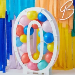 Ballonboks Tal Hvid