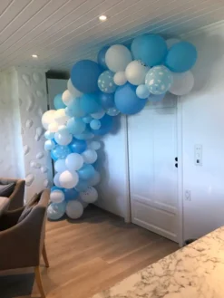 Ballonbue Blå/Hvid