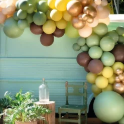 Ballonbue Grøn/Beige/Brun