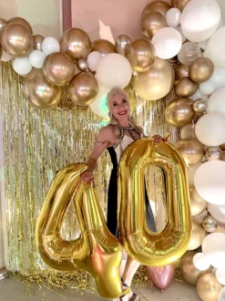 Ballonbue Guld/Krom