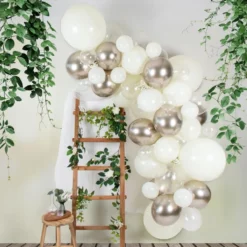 Ballonbue Ivory/Crystal/Chrome
