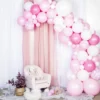 Ballonbue Lyserød/Hvid