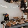 Ballonbue Sæt Sort/Guld