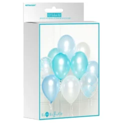 Ballonbuket Lyseblå