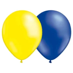 Balloncombo Metallic Blå/Gul