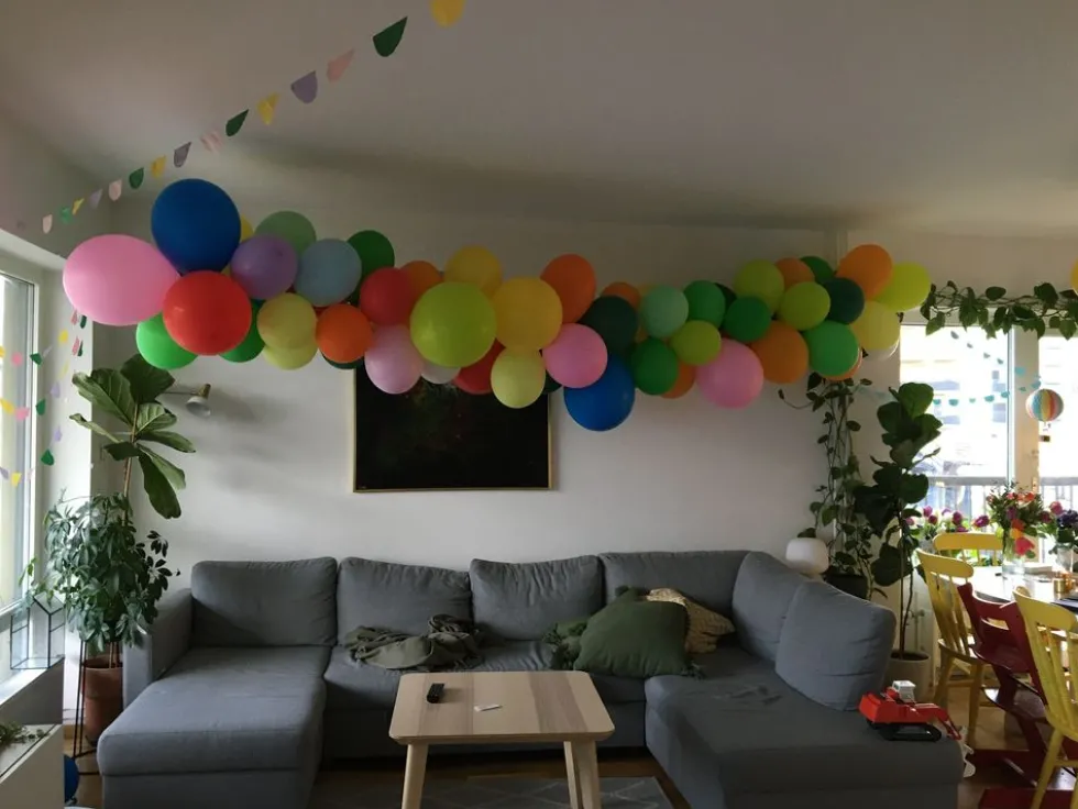 Balloner Flerfarvede