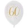 Balloner 60 Hvid/Guld
