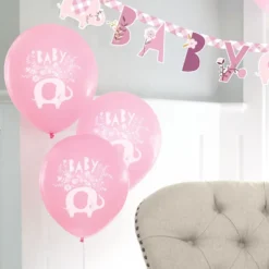Balloner Lyserød Baby Elefant