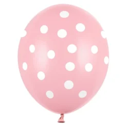 Balloner Prikker Lyserød