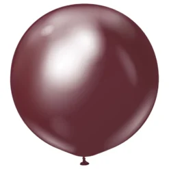 Balloner Professional Superstore Burgundy Chrome