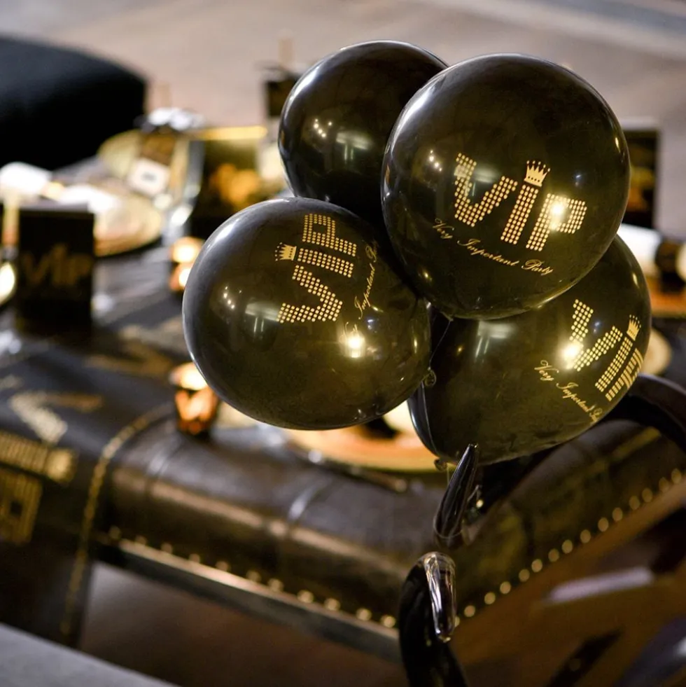 Balloner VIP Sort/Guld