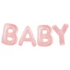 Ballongguirlande Baby Pastellyserød