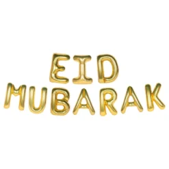 Ballongguirlande Eid Mubarak Guld