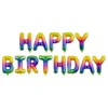 Ballongguirlande Happy Birthday Rainbow