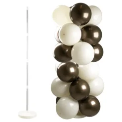 Ballongpæl Hvid i Plast