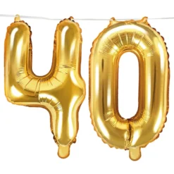 Ballonguirlande 40 Guld/Champagne