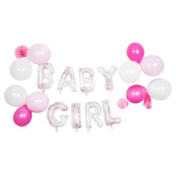 Ballonguirlander Baby Girl