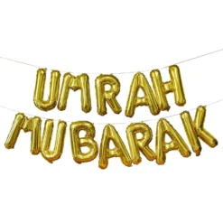 Ballonguirlande Umrah Mubarak Guld