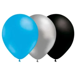 Ballonkombi Lyseblå-Sølv-Sort