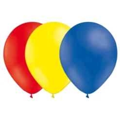 Ballonkombi Rød/Lysegul/Blå