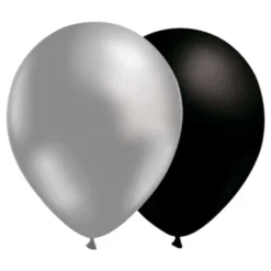 Ballonkombi Sølv/Sort
