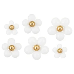 Ballonsæt Hvide Blomster