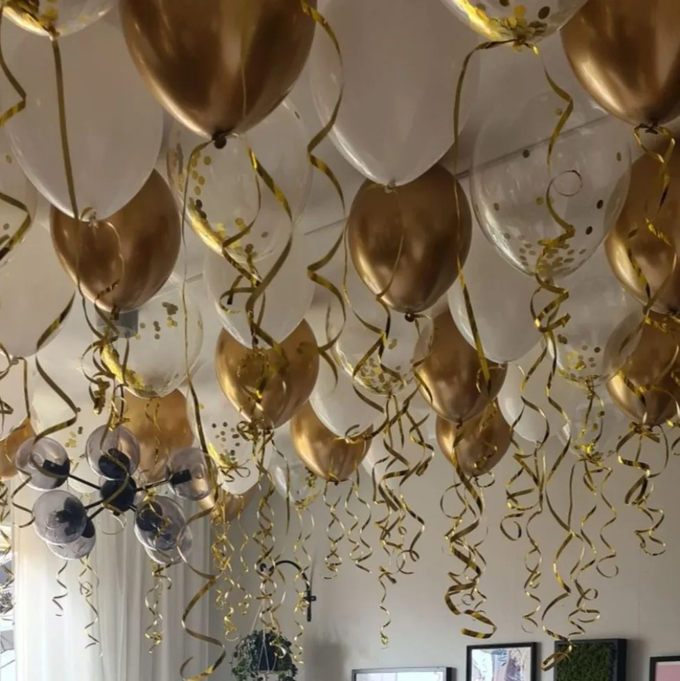Ballonsæt Loft Guld