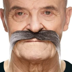 Bandit Moustache Sort/Hvid