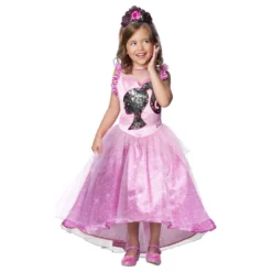 Barbie Prinsesse Pailletter Børnekostume