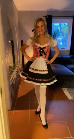 Beer Garden Kjole Deluxe Kostume