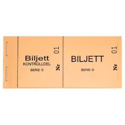 Billetblok 1-100