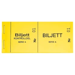 Billetblok 1-100